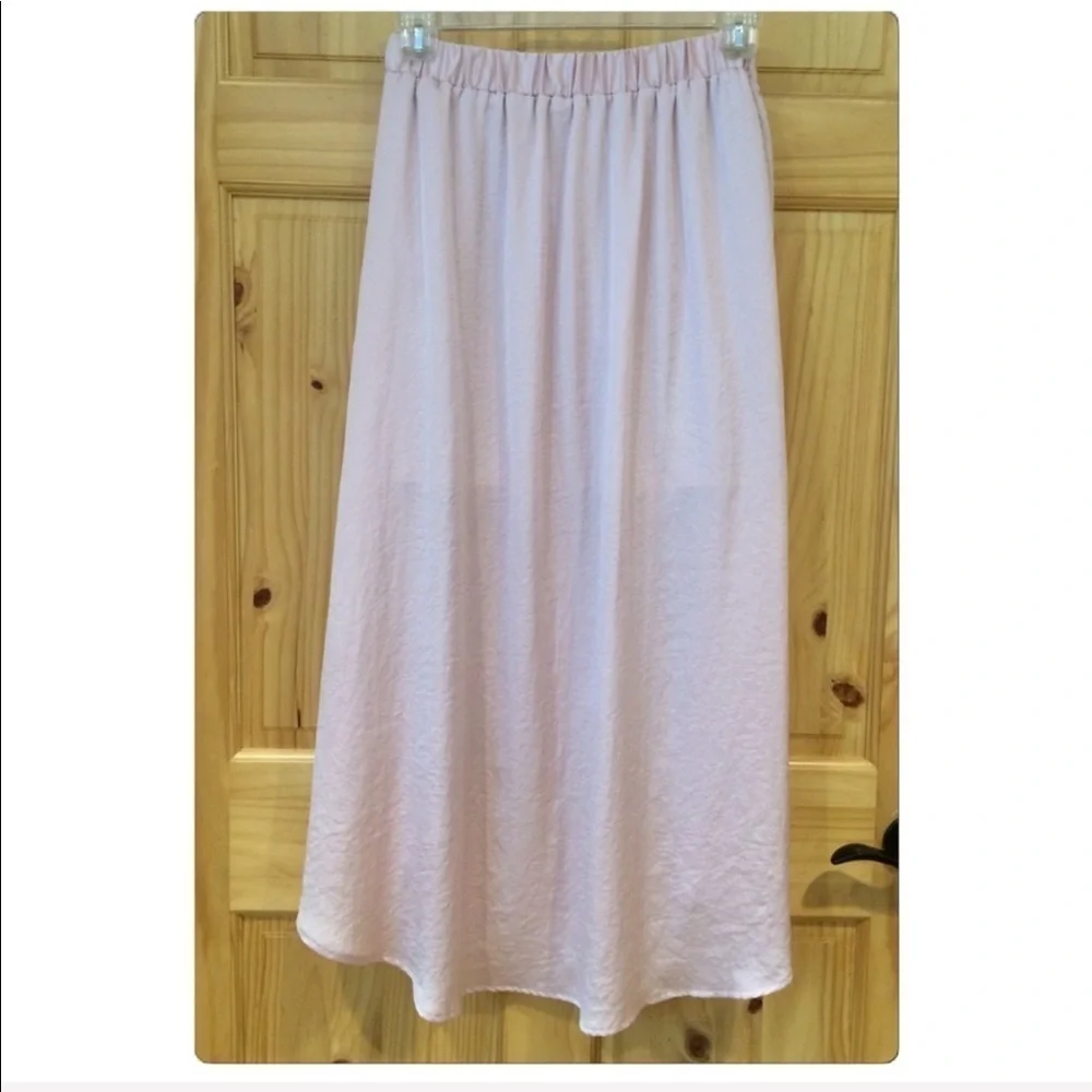 LC Lauren Conrad lined high low maxi skirt size XL - Picture 6 of 7